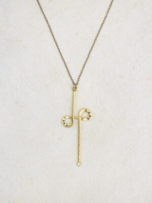 THE KEY two ways wear necklace