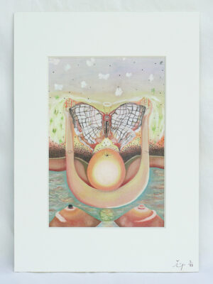 QUBIT prints w matting
