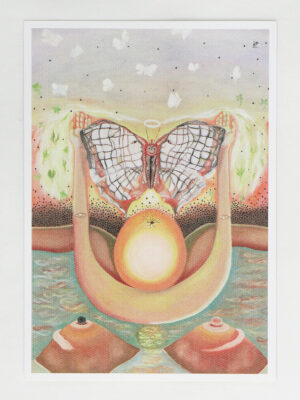 QUBIT A6 postcard